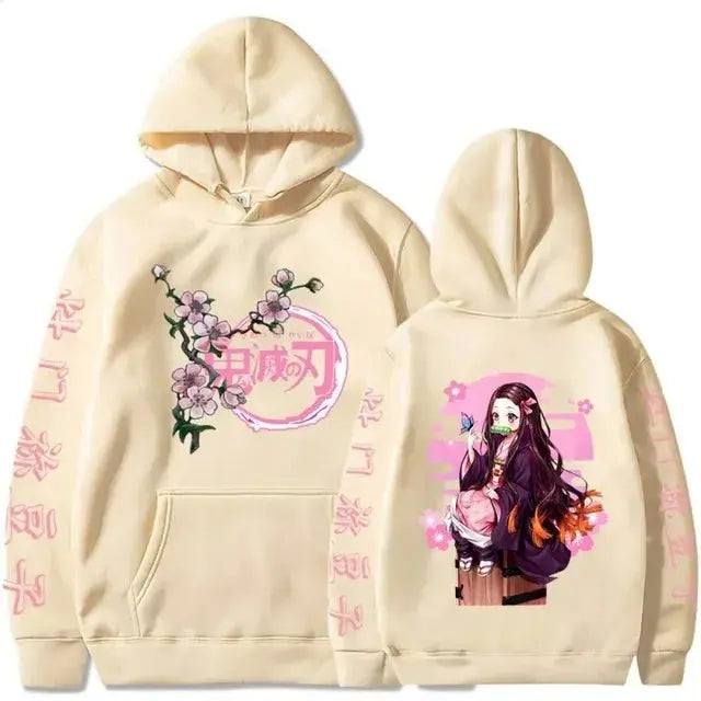 Demon Slayer Japanese Anime Hoodie – Casual Harajuku Streetwear for Men & Women.... more Otaku Sora