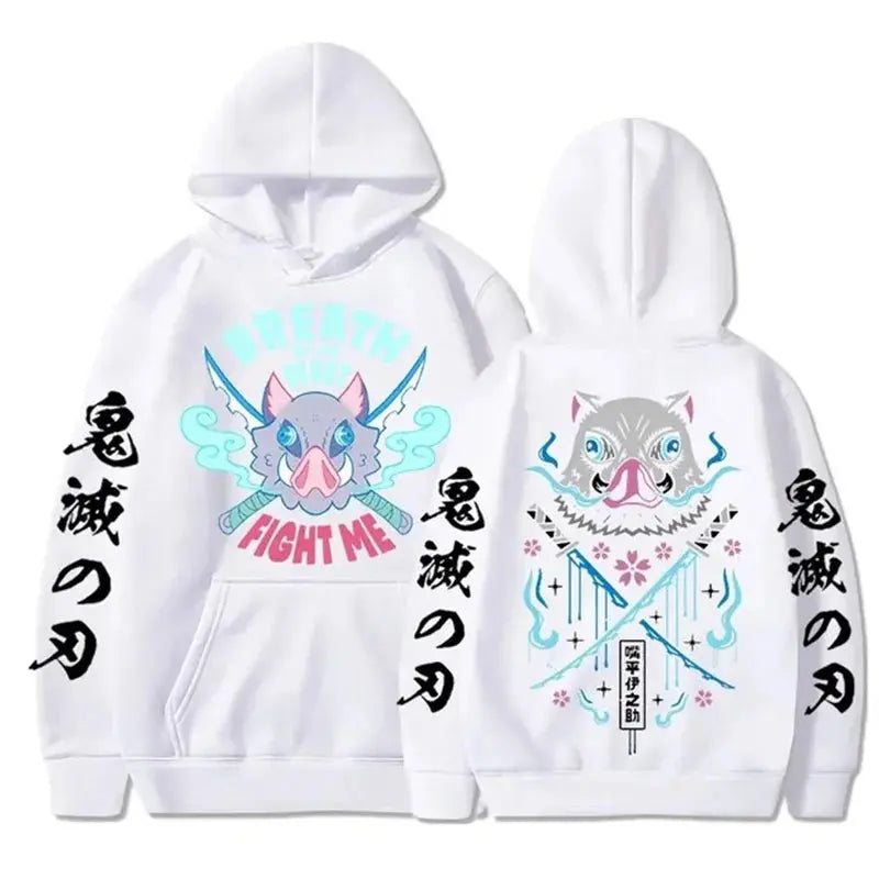 Demon Slayer Japanese Anime Hoodie – Casual Harajuku Streetwear for Men & Women.... more Otaku Sora