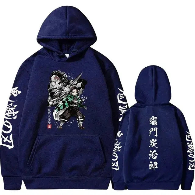 Demon Slayer Japanese Anime Hoodie – Casual Harajuku Streetwear for Men & Women.... more Otaku Sora