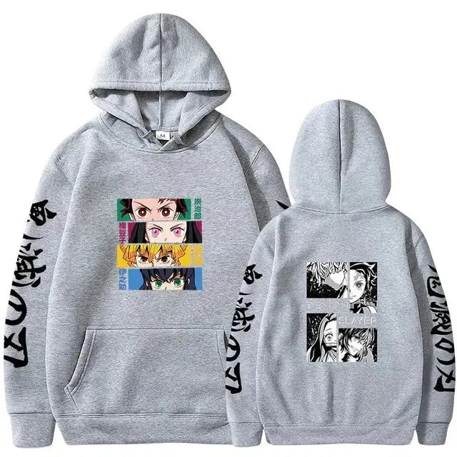 Demon Slayer Japanese Anime Hoodie – Casual Harajuku Streetwear for Men & Women.... more Otaku Sora