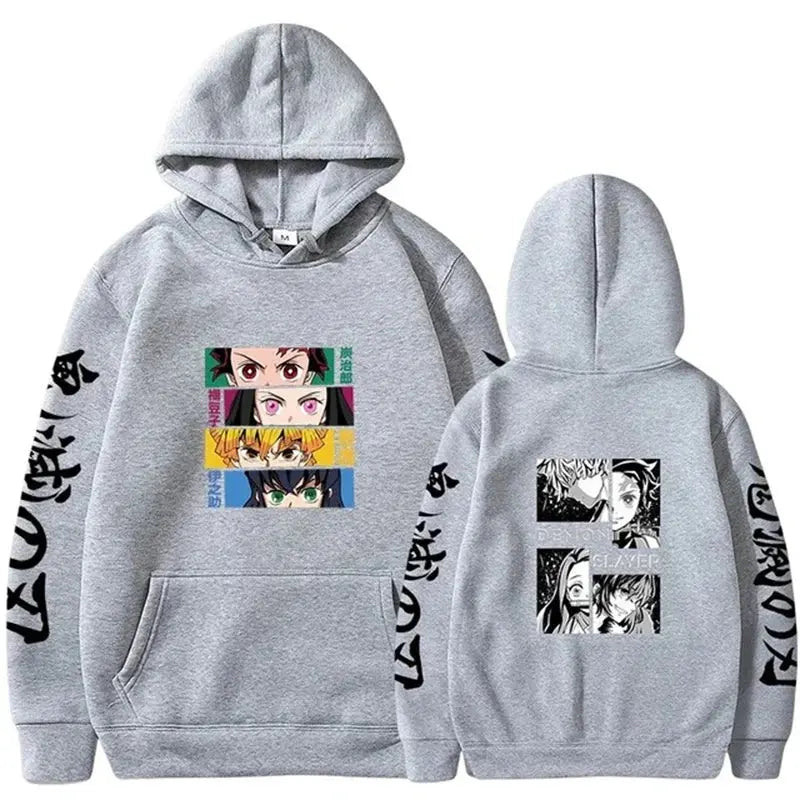 Demon Slayer Japanese Anime Hoodie – Casual Harajuku Streetwear for Men & Women.... more Otaku Sora