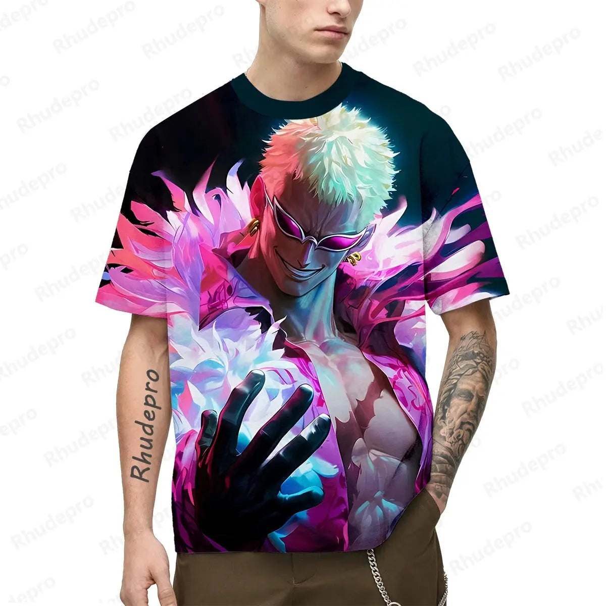 3D Japan Anime T-Shirt – Luffy Print Short Sleeve Cosplay Top.... more colors Otaku Sora