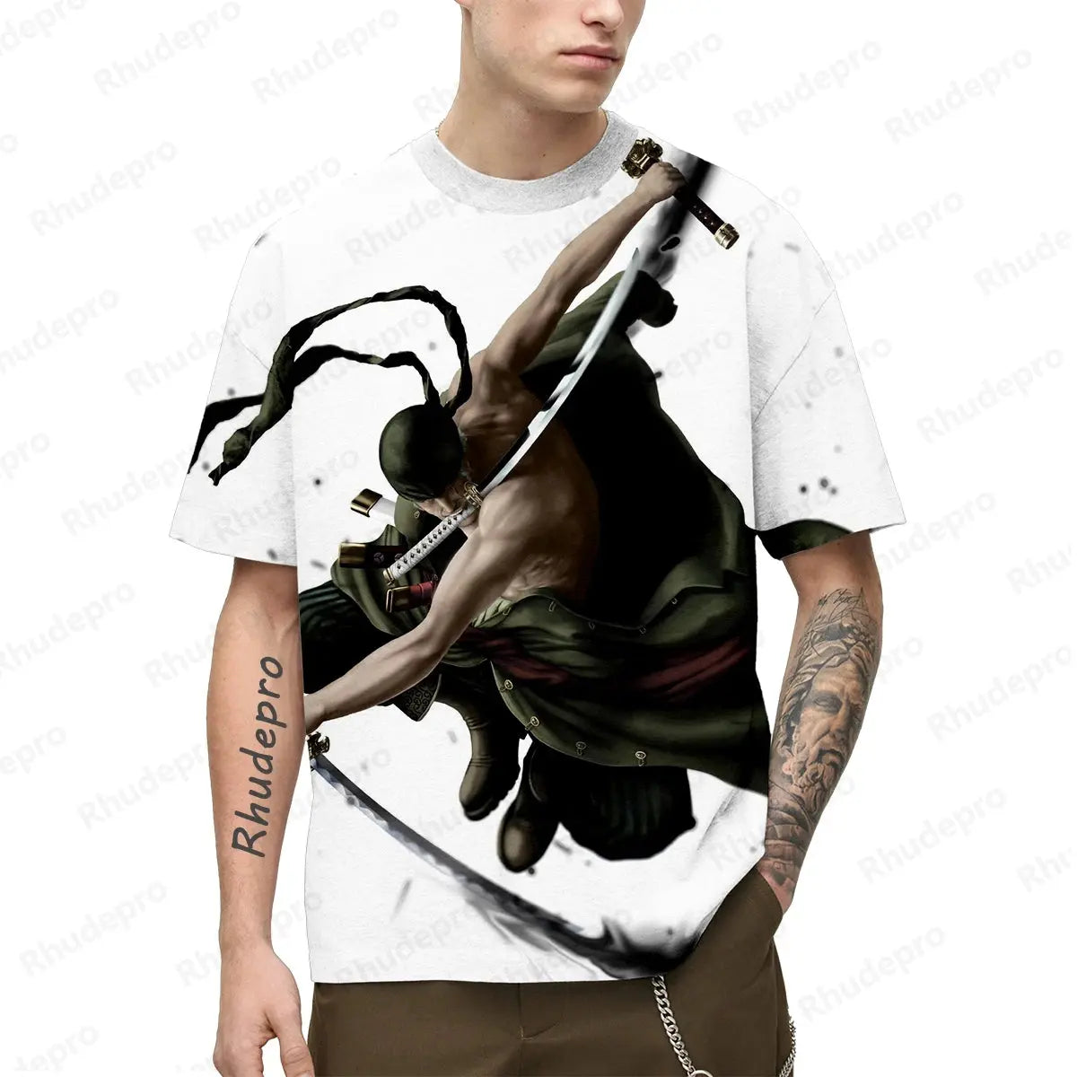 3D Japan Anime T-Shirt – Luffy Print Short Sleeve Cosplay Top.... more colors Otaku Sora