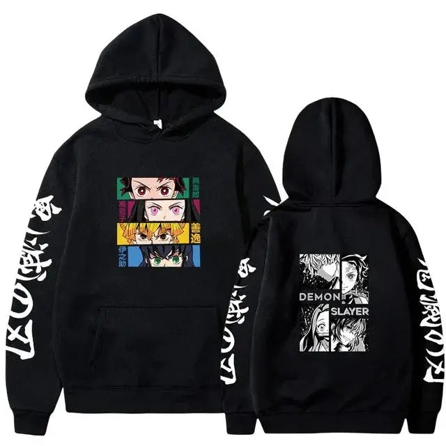 Demon Slayer Japanese Anime Hoodie – Casual Harajuku Streetwear for Men & Women.... more Otaku Sora