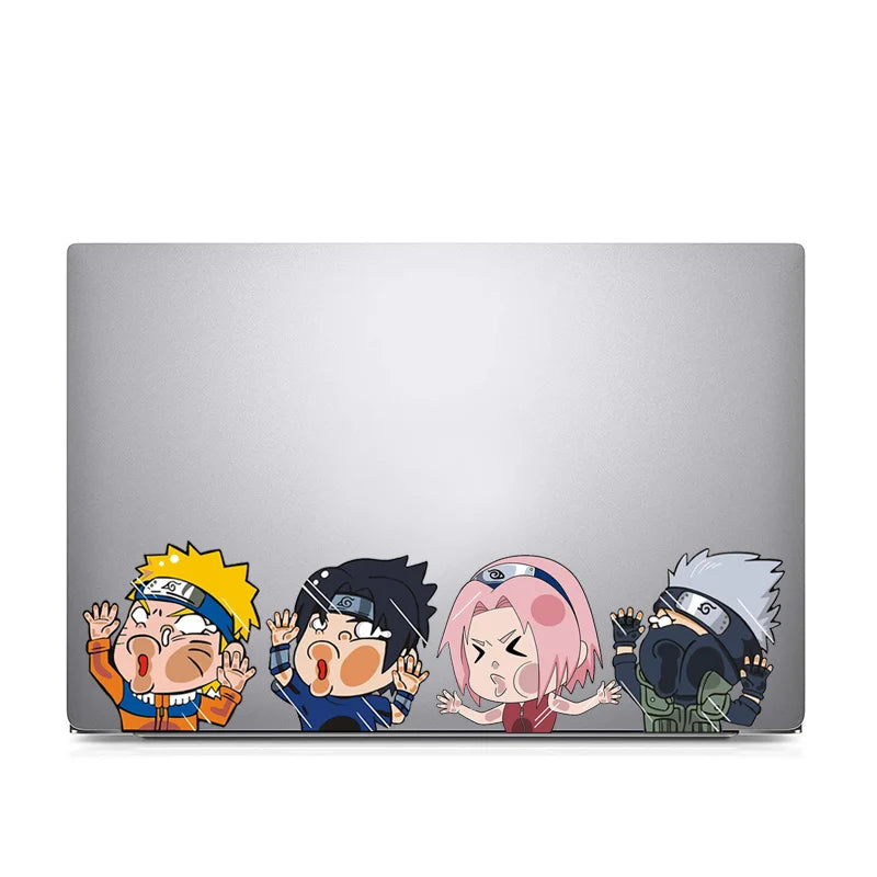 Naruto Anime Stickers - Funny Sasuke Peek Window Stickers Otaku Sora