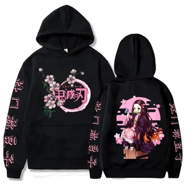 Demon Slayer Japanese Anime Hoodie – Casual Harajuku Streetwear for Men & Women.... more Otaku Sora
