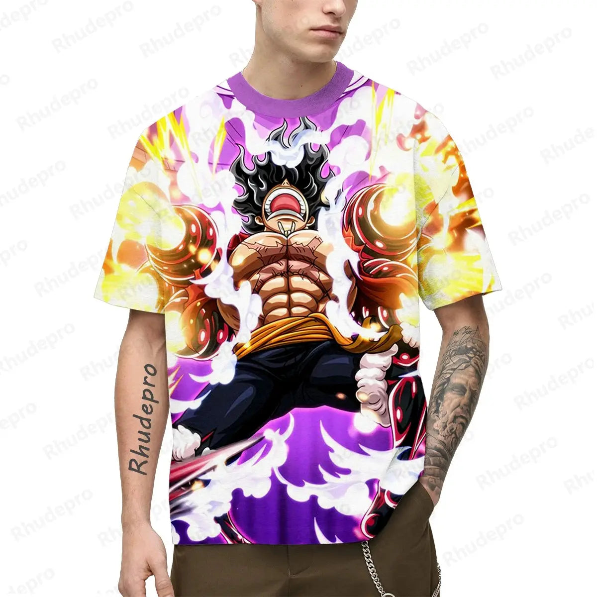 3D Japan Anime T-Shirt – Luffy Print Short Sleeve Cosplay Top.... more colors Otaku Sora