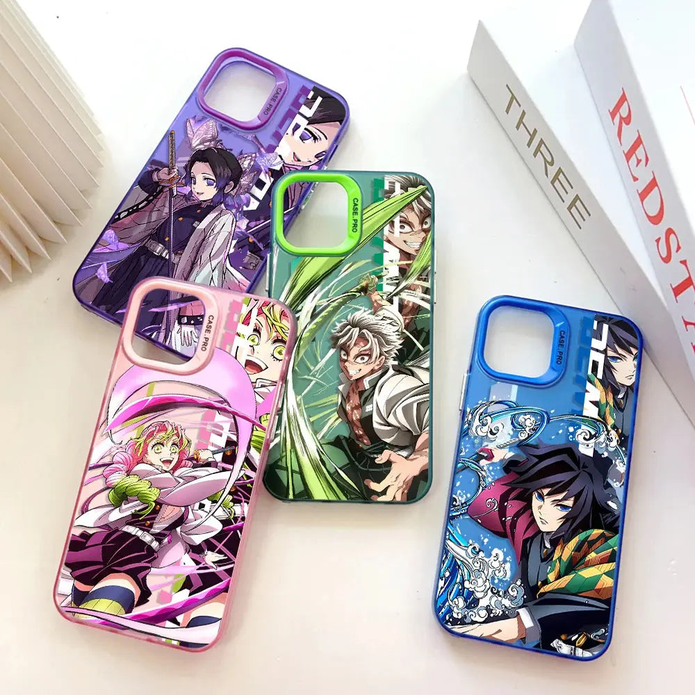 Demon Slayer Phone Case - Matte Cover for iPhone 15/14/13/12/11 Pro Max & More Otaku Sora