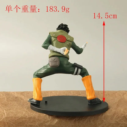 Naruto 15CM Anime Action Figure - Shippūden Rock Lee Fighting Stance Model Toy Otaku Sora