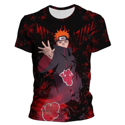 NARUTO Summer  Men and woman T-Shirt - 3D Print Anime Tee -2- Otaku Sora