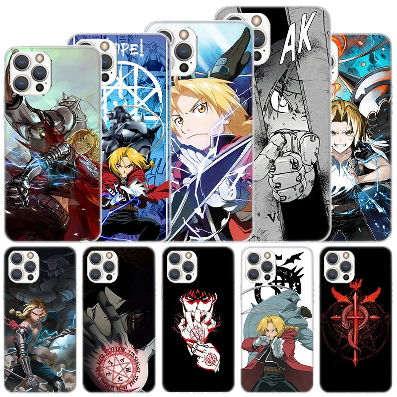 Fullmetal Alchemist Anime Case | Stylish Cover for All iPhone Models 1 - Otaku Sora