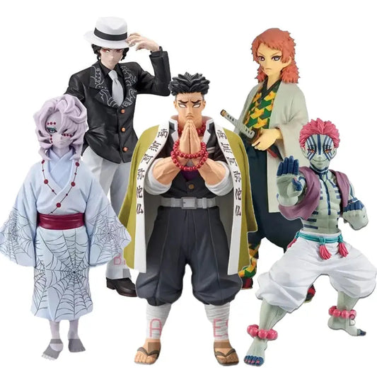 Demon Slayer - Kimetsu No Yaiba 17cm GK Model Figures: Muzan, Akaza, Gyoumei, Sabito Doll Action Figures for Kids Otaku Sora