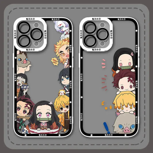 Demon Slayer Clear Silicone Case for Samsung Galaxy – Stylish Protection for Your Phone Otaku Sora