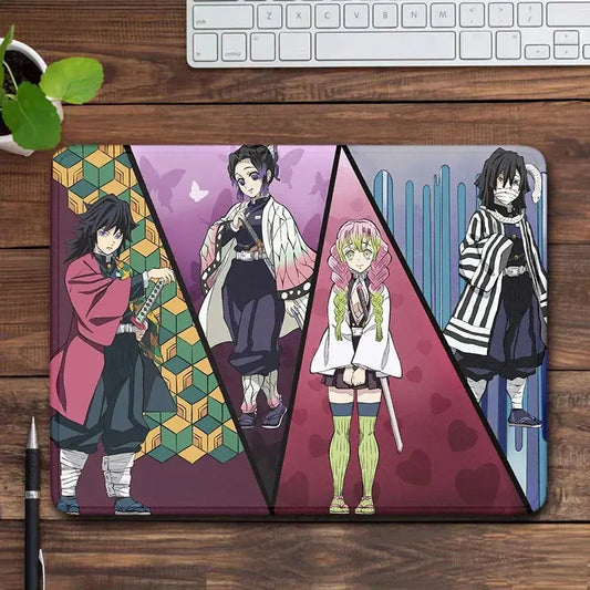 Demon Slayer Gaming Mouse Mat - Small Anime Mouse Pad for Laptop, Computer Accessories, Overlock Mini Desk Mat Otaku Sora